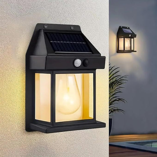 sun power wall light outdoor with motion sensor waterproof